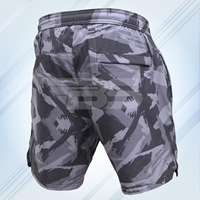 Shorts de sport pour hommes à séchage rapide, imprimés camouflage, avec cordon de serrage à la taille, coupe élastique, décontractés, pour la salle de sport, la course à pied et les activités de plein air