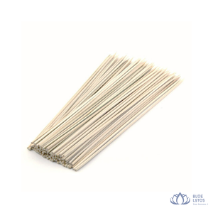 [VENTE CHAUDE] BLUE LOTUS FARM Brochettes en bambou poli de haute qualité, droites, diamètre 2,8 mm/3 mm, 20-30 cm, en vrac pour barbecue - Product Image 1