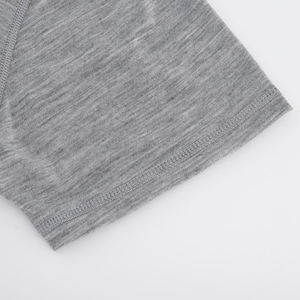 New High Quality Autumn 100 Percent <b>Merino</b> <b>Wool</b> Slim Fit Solid Mens Casual Short Sleeve <b>T</b> <b>Shirt</b> - Product Image 3