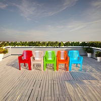 Chaise de jardin moderne en PVC AVRO-Mobilier d'extérieur durable pour hôtel et cuisine