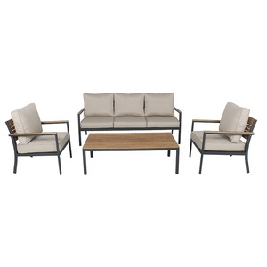 Ensembles <span class=keywords><strong>de</strong></span> canapés <span class=keywords><strong>de</strong></span> <span class=keywords><strong>jardin</strong></span> en aluminium moderne <span class=keywords><strong>de</strong></span> haute <span class=keywords><strong>qualité</strong></span> <span class=keywords><strong>Mobilier</strong></span> d'extérieur personnalisé par l'usine chinoise Patio Hôtels Parcs Cours Salles - Product Image 6