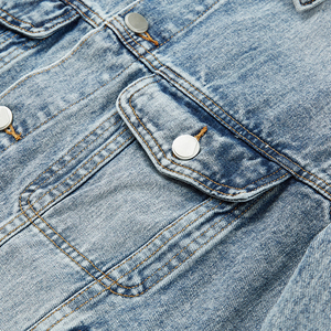 Premium Quality <b>Custom</b> <b>Denim</b> Jean Print <b>Jacket</b> For Men Casual Style Solid Color <b>Denim</b> Spring Men's <b>Jackets</b> for 2026 - Product Image 6