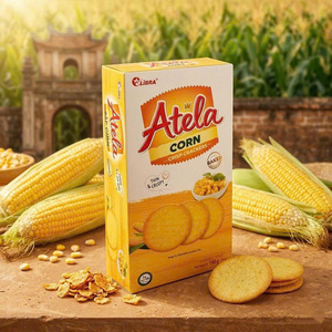 แครกเกอร์ข้าวโพดผักอบกรอบ 150 กรัม ขนมขบเคี้ยวเพื่อสุขภาพ ผู้ผลิต ODM จากเวียดนาม - Product Image 1