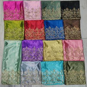 Modern Heritage New Collection Latest Gorgura Underskirt Silk Satin Fabric Hand Beaded Floral Pattern Dress Heavyweight Stain - Product Image 1