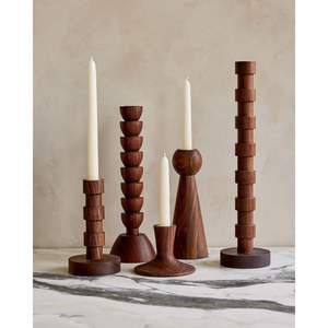 Supports de bougies et lanternes décoratifs en bois faits à la main par RR Enterprises, en provenance d'Inde, pour la décoration de la maison et du bureau - Product Image 6