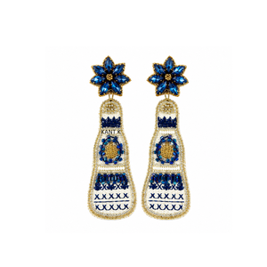Pendientes Colgantes Hechos a Mano con Cuentas Florales Coloridas para Mujer, Pendientes Boho con Cuentas de Semillas Ligeras - Product Image 5