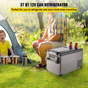 Portatile 37 quarti (35 litri) 12 Volt auto frigorifero doppia zona 12/24v DC 110-240v AC App Control (-4 °F ~ 68 °F) per il campeggio - Product Image 2