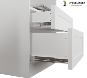 JY lujo diseño europeo puerta de cristal dormitorio armario tamaño personalizado con Panel estilo de madera para muebles para el hogar o Hotel al por mayor - Product Image 6