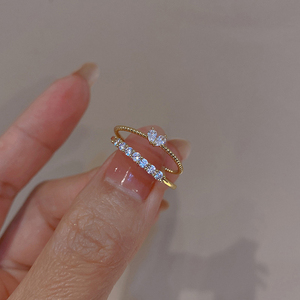 New Arrival Fashion 925 Sterling <b>Silver</b> <b>Ring</b> Advanced Temperament Zircon Fine Jewelry Wedding Diamond <b>Ring</b> for Women - Product Image 5