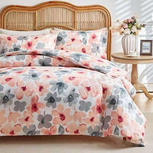 Ensemble de 3 pièces en coton léger et respirant, housse de couette et taies d'oreiller, 300 fils, moderne, imperméable, pour la maison et l'hôtel - Product Image 4