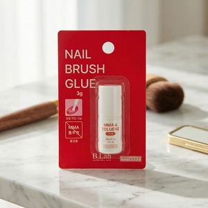 [K-ESSENTIALS] Colle à ongles à prise rapide 3g, application au pinceau, professionnelle, longue tenue pour faux ongles, adhésif pour pose sur pression - Product Image 3
