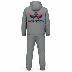 Survêtement coupe-vent pour homme, vêtements de sport haute performance, doté d'un tissu polyester résistant au vent, idéal pour la course à pied, la randonnée et le fitness. - Product Image 4