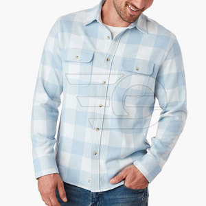 เสื้อเชิ้ตผ้าแฟลนเนลผู้ชาย แขนยาว ลายสก็อต ผ้าฝ้าย นุ่ม สบาย ใส่ได้ทุกวัน ติดกระดุม ใส่ทำงานได้ ทันสมัย เหมาะกับกิจกรรมกลางแจ้ง - Product Image 2