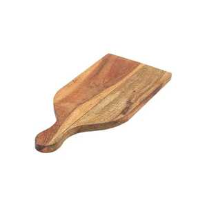 Acacia Wood Chopping <b>Block</b> Leather Hanging Loop Natural Serving Platter Light Weight Anti-Slip Dishwasher Safe for Cheese Fruit - Product Image 5