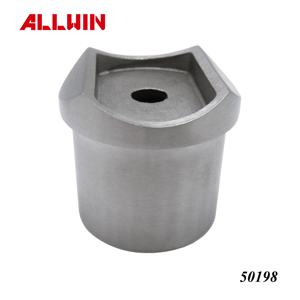 Sistema de Barandillas Modernas de Acero Inoxidable con Acabado Satinado y Collarín Perpendicular para Escaleras de Hospitales, Villas, Hoteles y Centros Comerciales - Product Image 3