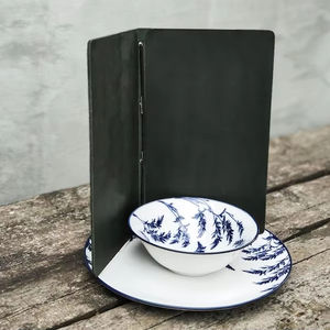 Porta Menús de Cuero Genuino Hecho a Mano de Lujo A4, Fabricante de Cubiertas para Menús de Restaurante, Suministros Profesionales para Comedores, LMC-0213 - Product Image 1