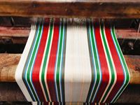 Rollo de Tela Ecológica de Nylon Reciclado, Tejido Antibacteriano a Rayas, para Bolsas de Compras, Embalaje Ecológico, Rollo Textil