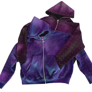 Sudadera con Capucha para Hombre, Personalizada, Lisa, de Forro Polar, 100% Algodón, Estampada, Invierno, Ecológica, Transpirable, Premium, al por Mayor, Estilo Urbano, con Bolsillo - Product Image 5