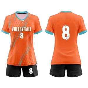 High Quality Custom Logo Printed Polyester Outdoor Sportswear Exclusive Volleyball Uniforms with OEM Service - Product Image 1