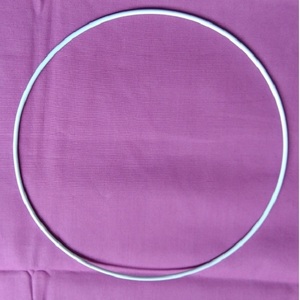 Anneau en métal de qualité supérieure pour attrape-rêves, macramé mural, cerceaux floraux et abat-jour, avec revêtement en poudre blanche, en fer de 4 mm - Product Image 1