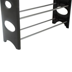 Scarpiera Moderna Regolabile a 10 Ripiani Stile Rustico, Mobile Impermeabile per la Casa - Product Image 5