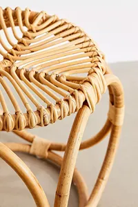 <b>High</b> Quality Handcrafted Natural Rattan <b>Stool</b> Bohemian Accent Seat, Decorative Side <b>Table</b> & Woven Home Decor Furniture - Product Image 5
