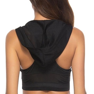 Private Label Activewear Fitness Custom Made Breathable High Support Racerback Deep V-<b>Neck</b> Removable <b>Pads</b> Women Yoga Sports Bra - Product Image 5