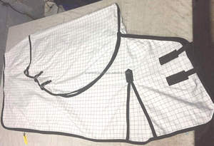 Alfombras de caballo de temporada, combo de sábanas de verano disponible en color blanco/alemán/azul - Product Image 6