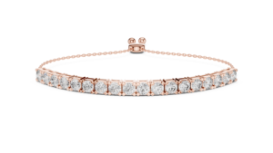 Pulsera de Diamantes Art Deco Geométrica de Oro de 18K, Pulsera de Eslabones con Diamantes de Corte Mixto, Joyería de Lujo para Novias - Product Image 4
