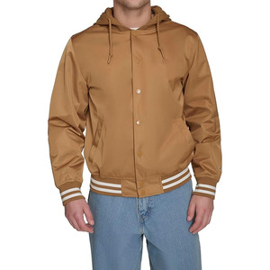 OEM Latest design Service Jacket Mens Winter Clothe Custom Bomber Jacket woven label Wholesale Blank Baseball - Product Image 1