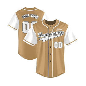 Ropa Deportiva, Jersey de Béisbol de Color Sólido, Jersey de Béisbol de Secado Rápido, Jersey de Béisbol Ajustado para Hombre - Product Image 1