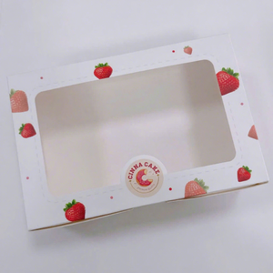 Boîte à gâteau en carton jaune personnalisée pour poulet, vente en gros, emballage portable pour pâtisserie, fabricant au Vietnam - Product Image 2