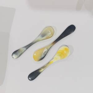 Ensemble de couverts en corne de buffle écologique, petit format, best-seller, pour la maison, la cuisine, le service de salades, de café et de thé, fabriqué en Inde - Product Image 3