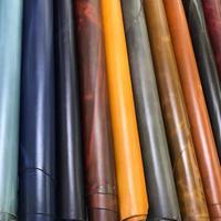 Aksesoris Koper Sofa Kulit Sapi Asli Baru dari Produsen, Motif Chameleon Anti-Pil, Pola Solid, Kulit Asli Grosir