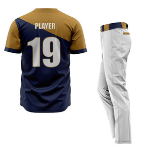 Producto Más Vendido: Uniforme de Béisbol Deportivo Cómodo para Unisex, Uniformes de Béisbol de Alta Calidad con MOQ Bajo y Servicio OEM - Product Image 2