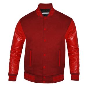 Chaqueta Varsity de Alta Calidad Personalizada de Invierno 100% Lana con Parche Bordado de Chenille para Hombre, Chaqueta de Béisbol Lisa, Chaqueta Varsity Letherman - Product Image 1