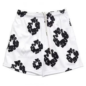 <b>Men's</b> Graphic Print Beach Swim Shorts Quick Dry Lightweight Mesh Drawstring <b>Trunks</b> with Pockets Knee Length Casual Summer Wear - Product Image 4