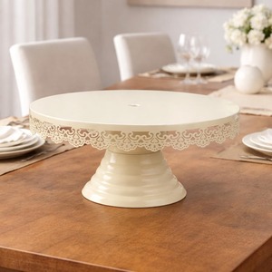 Wholesale White Iron Handmade Adjustable Eco-Friendly <b>Cake</b> Display Pedestal <b>Stand</b> for Cupcakes Pastries Desserts Wedding Buffet - Product Image 3