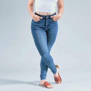 BEST ROCK INTERNATIONAL Jeans Casuales Vintage para Mujer, Talla Grande, Cintura Media, Corte Recto, 100% Algodón, Transpirables, Gran Venta - Product Image 2