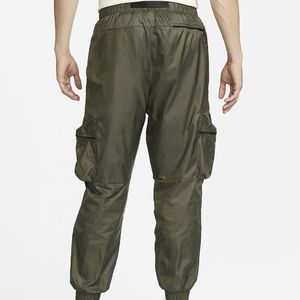 Pantalon de jogging coupe décontractée en toile légère pour homme, avec cordon de serrage, taille élastique, personnalisable, imperméable et respirant - Product Image 3