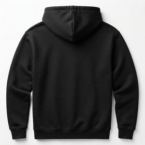 Sudadera con Capucha Negra Personalizada para Hombre, Estilo Casual Urbano, con Estampado de Plano de Ingeniería, OEM ODM, Ropa al por Mayor - Product Image 2