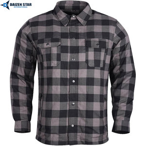 Camisa de Franela Protectora para Motocicleta, Transpirable y Resistente al Viento, con Almohadillas CE Extraíbles, Equipo de Protección para Motociclistas, Venta al Por Mayor - Product Image 2