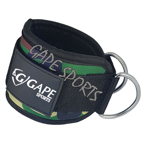 Bulk Wholesale Custom Ankle Straps for <b>Cable</b> Machine Gym Equipment Adjustable Leg Workout Strap Durable Neoprene Design - Product Image 3