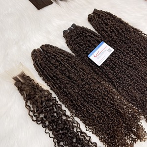 Vapeur Pixie Bouclés Brun Couleur Donneur Unique Cheveux Vierges Remy Extensions de Cheveux Humains Style De Luxe - Product Image 2