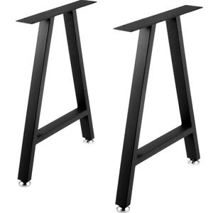Pieds de table carrés en acier inoxydable robustes pour usage industriel, cadre de table à manger, montage facile, base de meuble EDPTBL000 - Product Image 2