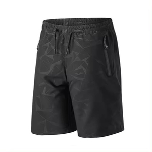 Pantalones Cortos Casuales para Hombre al por Mayor, de Alta Calidad, Personalizados, de Tela Oxford, Poliéster/Algodón, Sólidos, Transpirables, de Cintura Media, con Cierre de Cordón - Product Image 2
