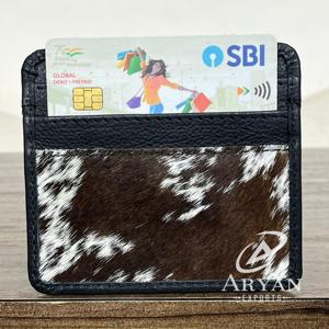 Tarjetero de Cuero Vacuno Genuino Hecho a Mano 2026, Diseño Único y Elegante Unisex, Perfecto para Uso Diario - Product Image 1