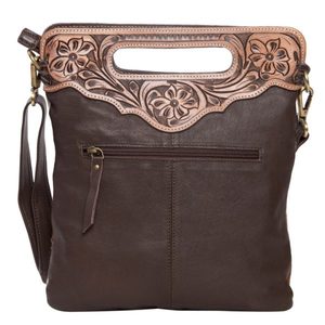 Western Cowhide Leather Hand Tooled Handbag Stylish Collection Sling Bag Carving Bohemian Bags Hot Selling Tote Bags For Women - Product Image 3