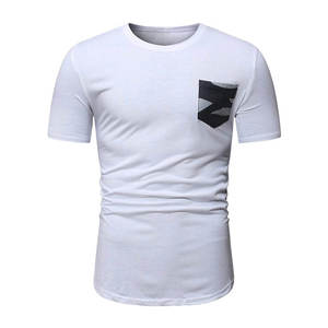 T-shirt de compression pour homme, coupe ajustée, haute élasticité, respirant, séchage rapide, doux, extensible, pour la course à pied - Product Image 1
