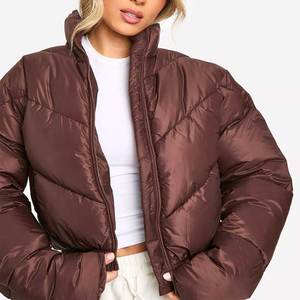 Chaqueta Acolchada de Invierno para Mujer con Capucha, Abrigo Acolchado de Burbujas, Manga Larga, Cierre de Cremallera, Ropa Exterior Casual Cálida y a la Moda 2026 - Product Image 5